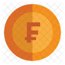 Franc Currency Exchange Digital Currency Icon