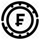 Franc Currency Exchange Digital Currency Icon