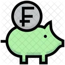 Business Financial Piggy Bank Icon