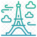 France Eiffel Paris Icon