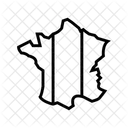 France France Flag Map France Map Icon