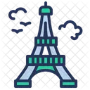 Button France Landmark Icon