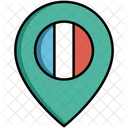 France Location Pin Icon