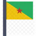 Frances Guiana Bandeira Ícone