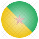 Francesa Guiana Nacional Ícone