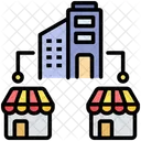 Franchise Markt Geschaft Symbol