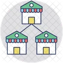 Franchises Chain Stores Icon