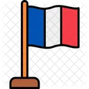 Francia Pais Bandera Icono