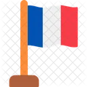 Francia Pais Bandera Icono