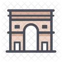 Francia Landmark Gate Paris Icono