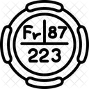 Francio Tabla Periodica Quimica Icono