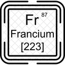 Francio Tabla Periodica Quimica Icono