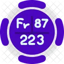 Francio Tabla Periodica Quimica Icono