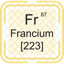 Francio Tabla Periodica Quimica Icono