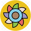 Frangipani Plumeria Flower Icon