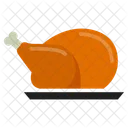 Frango assado  Ícone