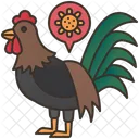 Frango de aves  Ícone