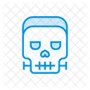 Creepy Frankenstein Skull Icon