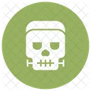 Frankenstein Creepy Skull Icon