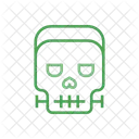 Frankenstein Creepy Skull Icon