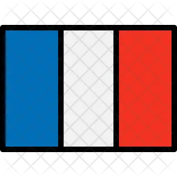 Frankreich Flag Symbol