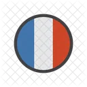 Frankreich Frankreich Flagge Landesflagge Symbol