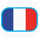 Frankreich Land Flagge Symbol