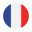 Frankreich International Global Symbol