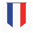 Frankreich International Global Symbol