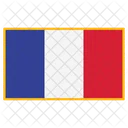 Frankreich Flagge Land Symbol