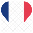 Frankreich Flagge Symbol