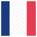 Frankreich Flagge Symbol