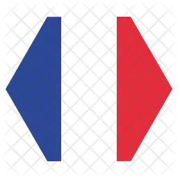 Frankreich Flag Symbol