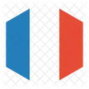 Frankreich Flagge Welt Symbol