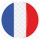 Frankreich Flagge Land Symbol