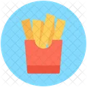 Pommes Frites Kartoffel Symbol