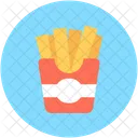 Pommes Frites Kartoffel Symbol