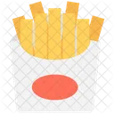 Pommes Frites Kartoffel Symbol