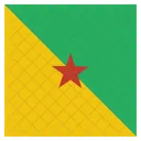 Franzosisch Guyana Land Symbol