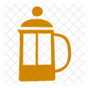 Kaffeepresse Kaffeezubereitung French Press Icon