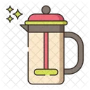 French Press Kaffeepresse Presskanne Symbol