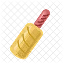 Französischer Hotdog  Symbol