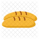 Baguette Fruhstuck Toast Symbol