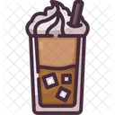 Frappe Milkshake Beverage Icon