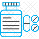Frasco de comprimidos de bupropiona  Ícone