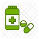 Tabletas Pastillas Medicamentos Icono