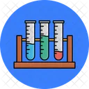Frasco De Laboratorio Tubo De Cultura Experimento Ícone
