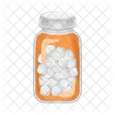 Frasco de pastillas  Icono