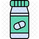 Botella De Pastillas Botella De Cuidado De La Salud Droga Medicacion Medicina Pildoras Farmaceuticas Tabletas Icono