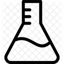 Frasco Erlenmeyer Quimica Laboratorio Ícone